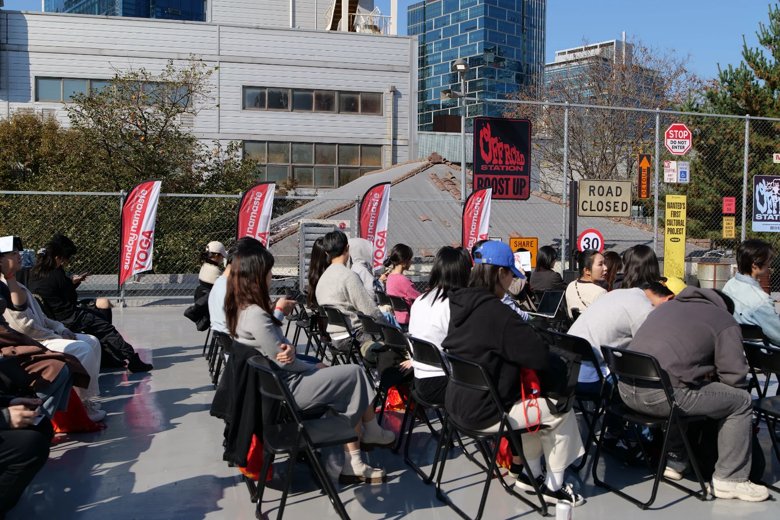 원티드 문화 프로젝트 행사에서 운영한 웰니스 파트